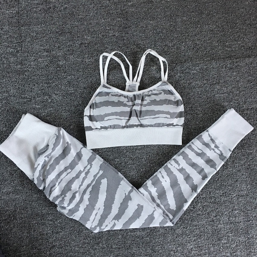 Komplet sportowy top+leginsy Caelum-lorana.pl