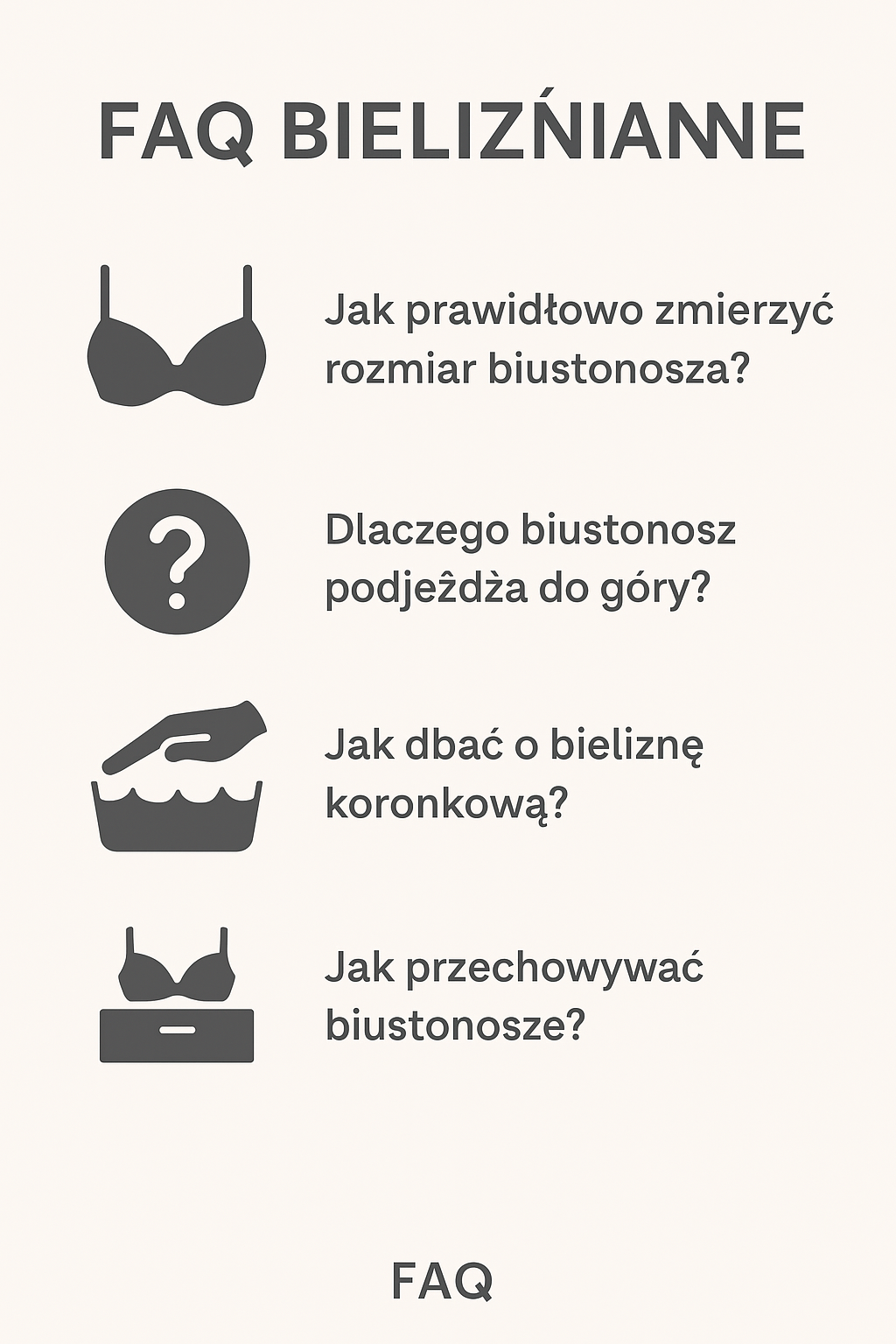 FAQ bieliźniane: 12 najczęstszych pytań klientek i odpowiedzi
