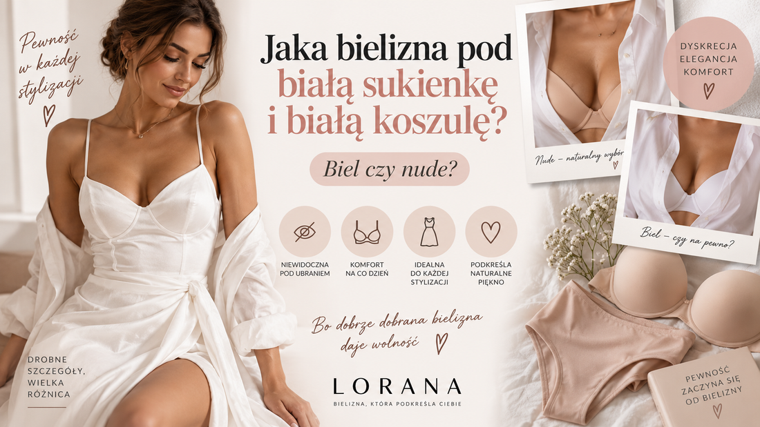 Jaka bielizna pod białą sukienkę i białą koszulę? Biel czy nude?