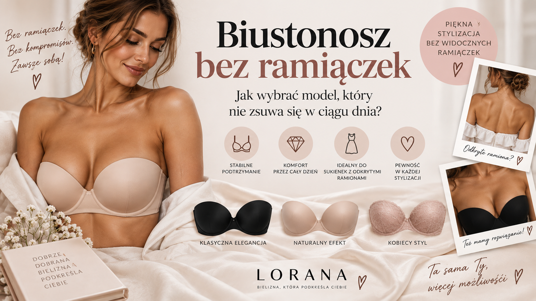 Biustonosz bez ramiączek – jak wybrać model, który nie zsuwa się w ciągu dnia?