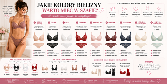 Jakie kolory bielizny warto mieć w szafie? 10 modeli, które pasują do wszystkiego