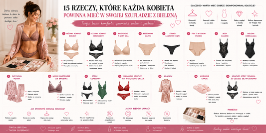 15 rzeczy, które każda kobieta powinna mieć w swojej szufladzie z bielizną