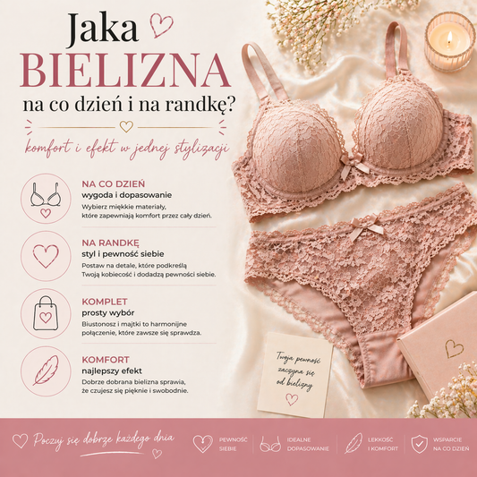 Jaką bieliznę wybrać na co dzień i na randkę, żeby czuć się pewnie?