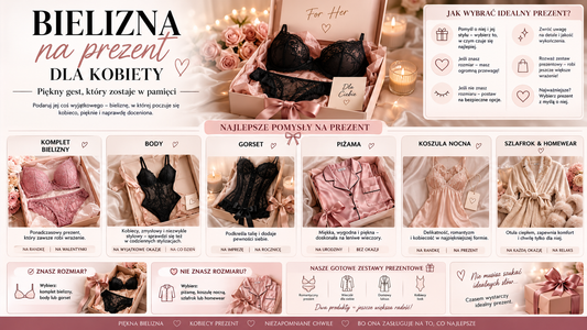 Bielizna na prezent dla kobiety – jak wybrać rozmiar i model, żeby nie zaliczyć wpadki?