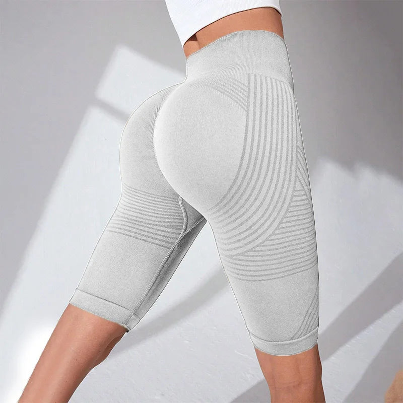 Krótkie legginsy modelujące z wysokim stanem Auriga