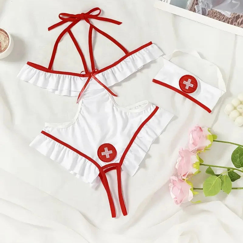 Strój pielęgniarki body Carina-lorana.pl