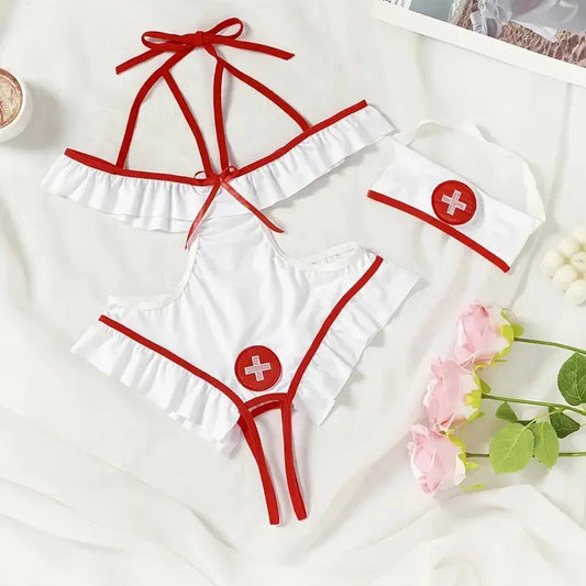 Strój pielęgniarki body Carina-lorana.pl