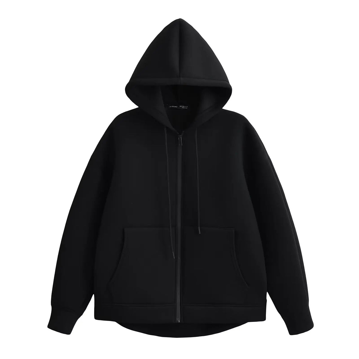 Ciepła bluza oversize z kapturem zapinana na zamek Leo Minor