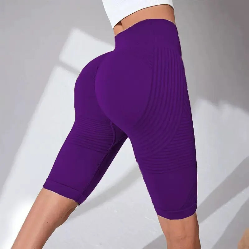 Krótkie legginsy modelujące z wysokim stanem Auriga