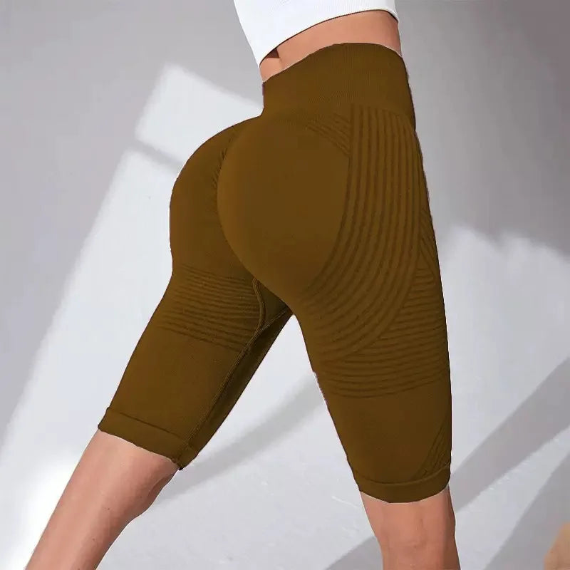 Krótkie legginsy modelujące z wysokim stanem Auriga