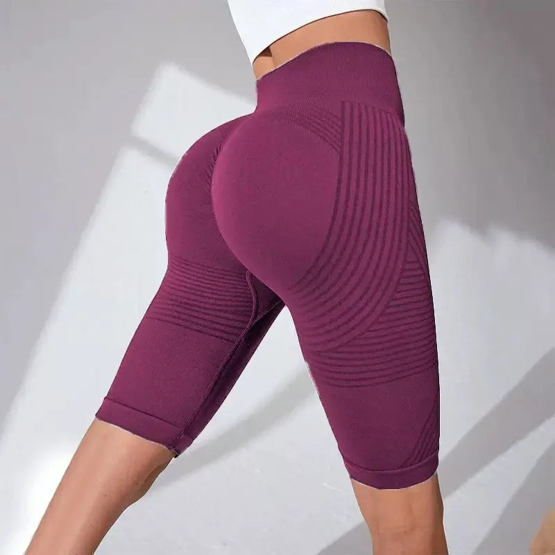 Krótkie legginsy modelujące z wysokim stanem Auriga
