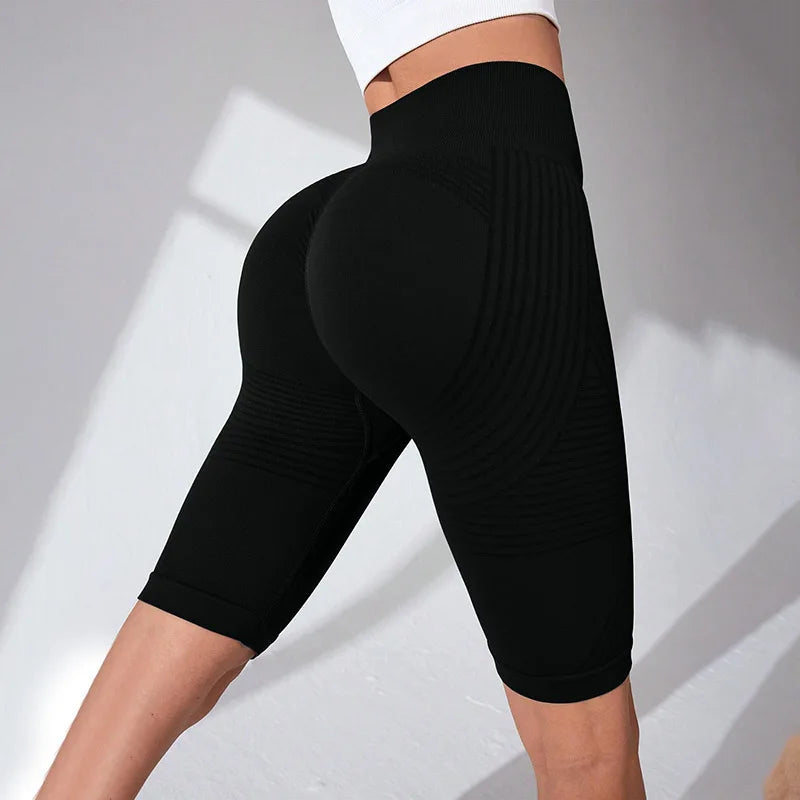 Krótkie legginsy modelujące z wysokim stanem Auriga