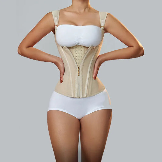 Corset avec fermeture à glissière-lorana.eu