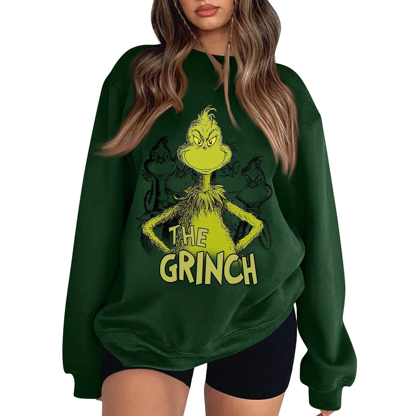 Świąteczna bluza z motywem z filmu Grinch Aquarius