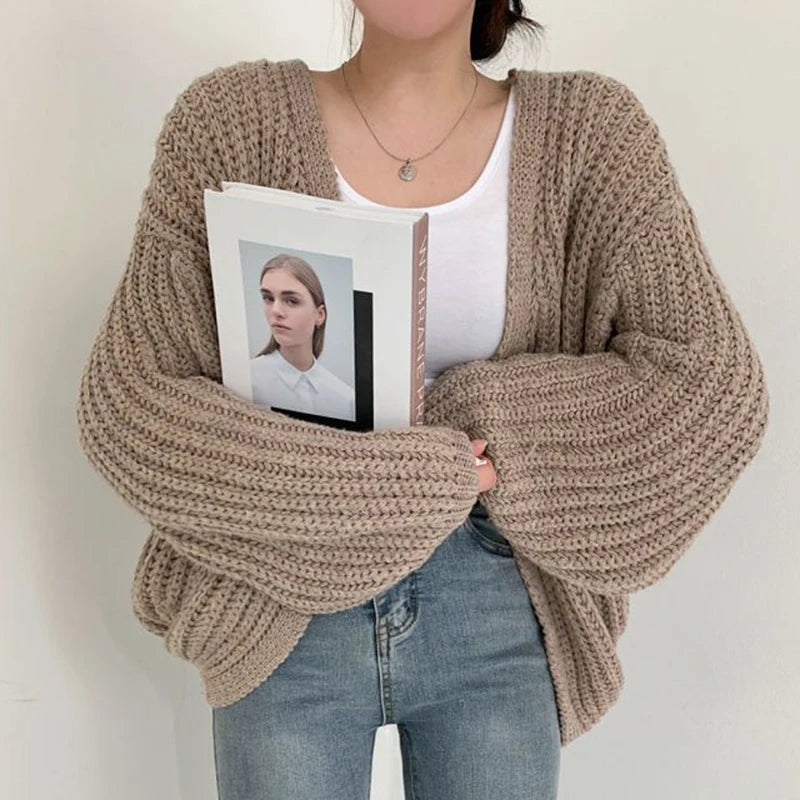 Krótki kardigan oversize Octans